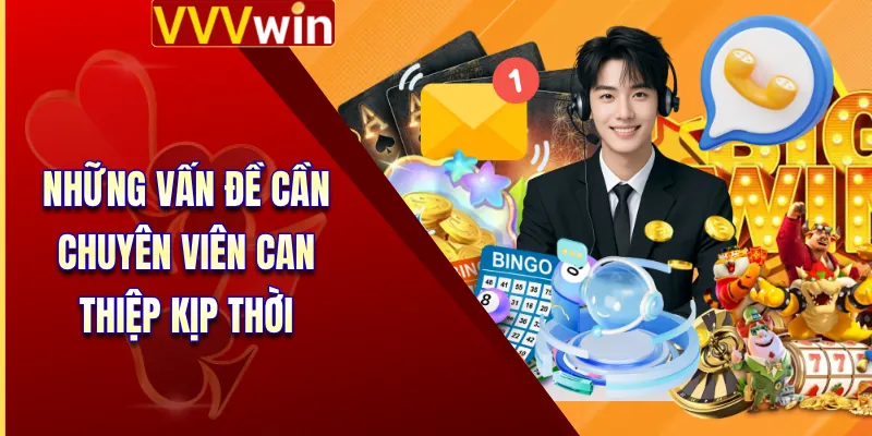 Những vấn đề cần chuyên viên can thiệp kịp thời 