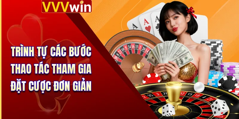 Trình tự các bước thao tác tham gia đặt cược đơn giản